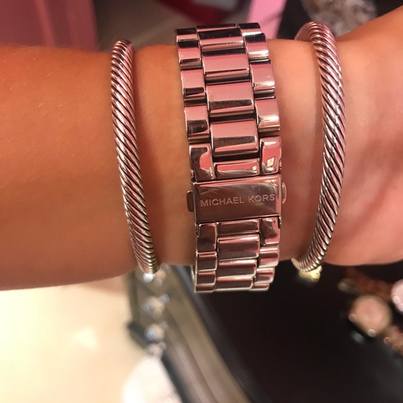 Michael Kors watch. Silver main image 4